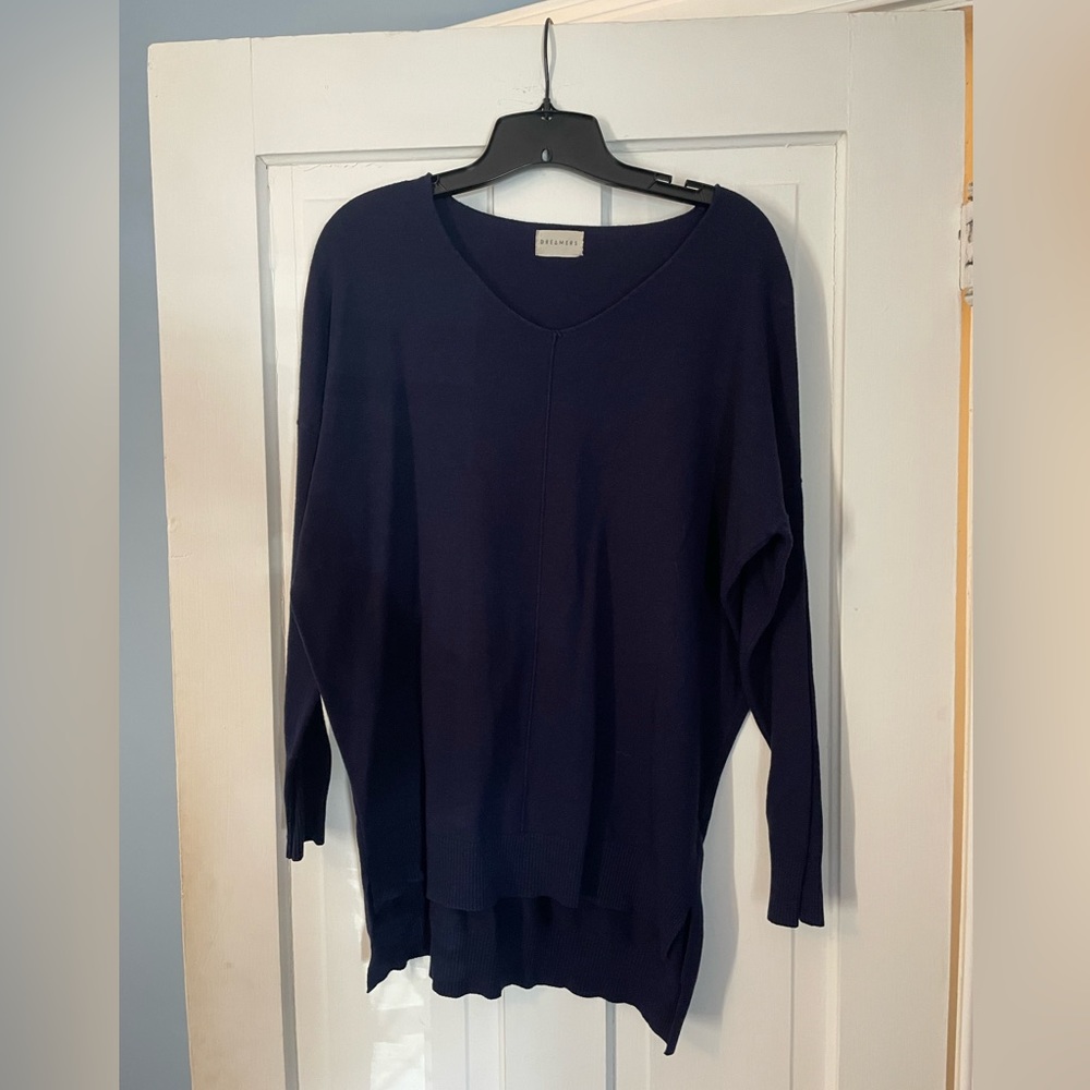 Dreamers long sleeve navy sweater